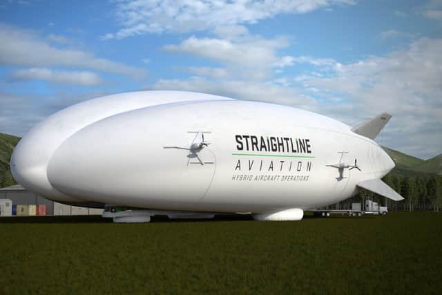 Bridgnorth firm Straightline Aviation have placed a $50m (£40m) order for new hybrid airships (Straightline Aviation)