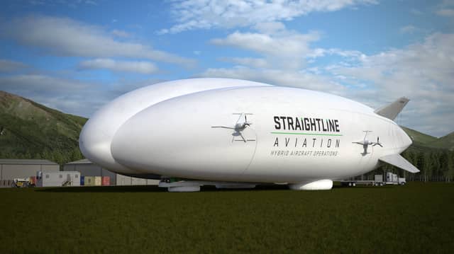 Bridgnorth firm Straightline Aviation have placed a $50m (£40m) order for new hybrid airships (Straightline Aviation)