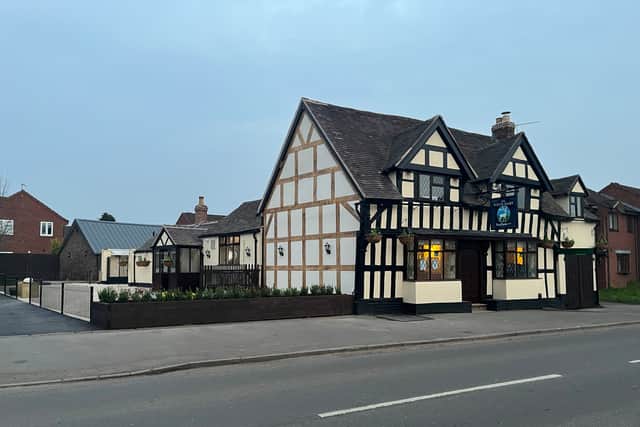 The restored White Hart in Shifnal.