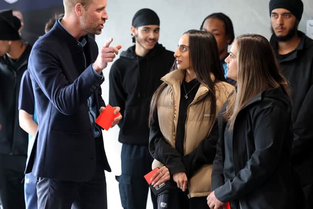 The Prince of Wales meets local would-be referees