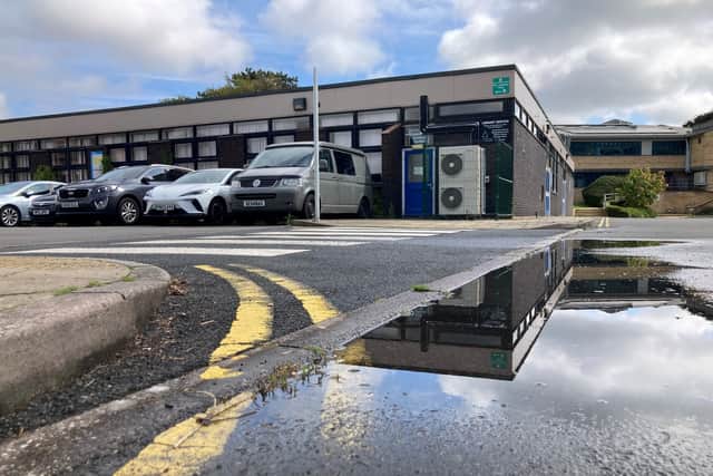 The annexe building at Shirehall, Shrewsbury which houses the Schools Library Service. Photo: Mike Sheridan/LDRS