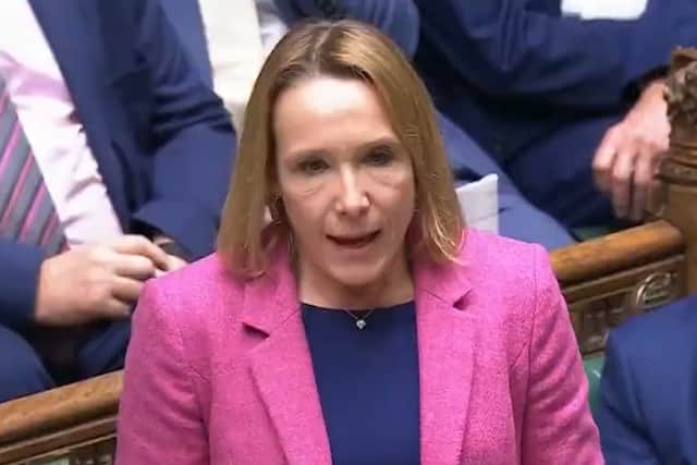 North Shropshire MP Helen Morgan at the House of Commons. Picture: Helen Morgan\'s X account/House of Commons