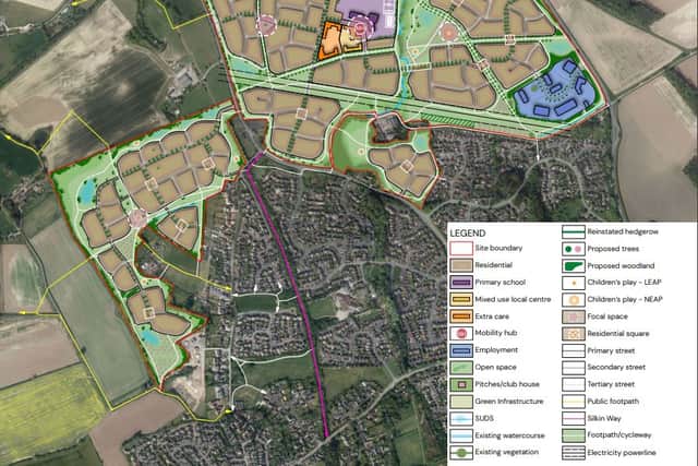 This proposed layout was submitted with a 2023 'vision document' for the scheme