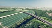 The proposed North West Relief Road. Picture: Shropshire Council