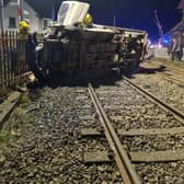 Disruption on the line was expected to continue until midday on Wednesday. Photo: Church Stretton Fire Station