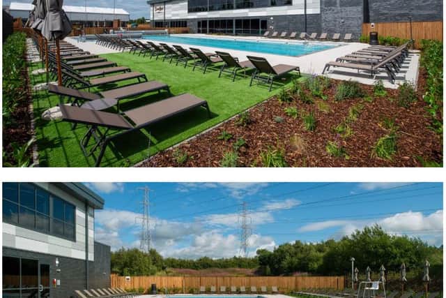'Typical Pool Terrace'. Photo: David Lloyd Clubs/Shropshire Council planning portal 