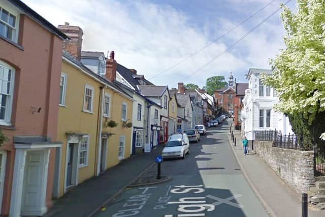High Street, Bishop's Castle. Photo: Google