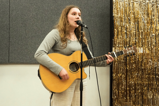 Natalie Duce performed 'Valerie' and picked up a couple of awards too.