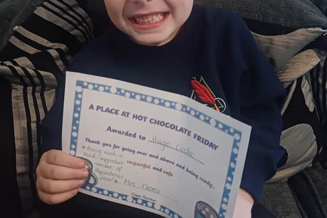 Hugo is now a happy 6-year-old 