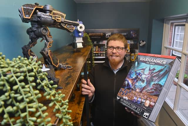 Sebastian Budd and his wife Megan have opened new tabletop game shop in Newport: Quest Keepers.