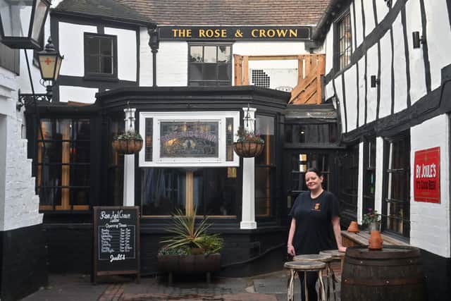 The Rose and Crown is the oldest pub in Ludlow
