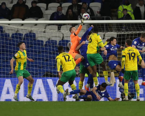 Josh Griffiths in action for Albion a couple of years ago. (Photo by Adam Fradgley/West Bromwich Albion FC via Getty Images)