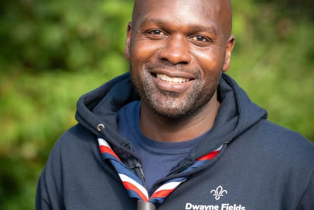 Chief Scout Dwayne Fields is a volunteer