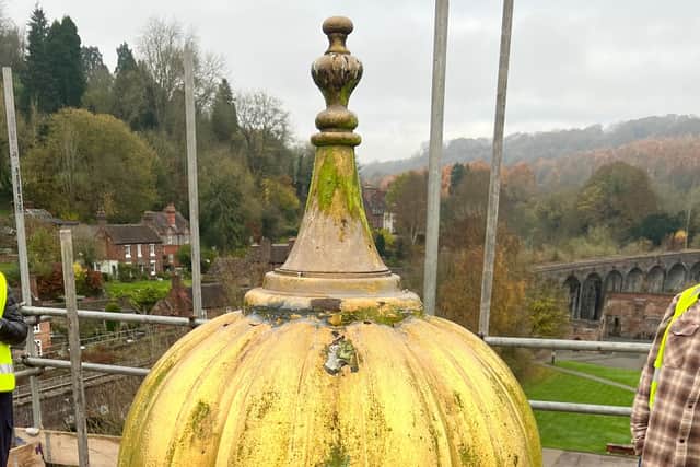 Restoration work is underway at Coalbrookdale Museum of Iron. Picture: Ironbridge Gorge Museum Trust