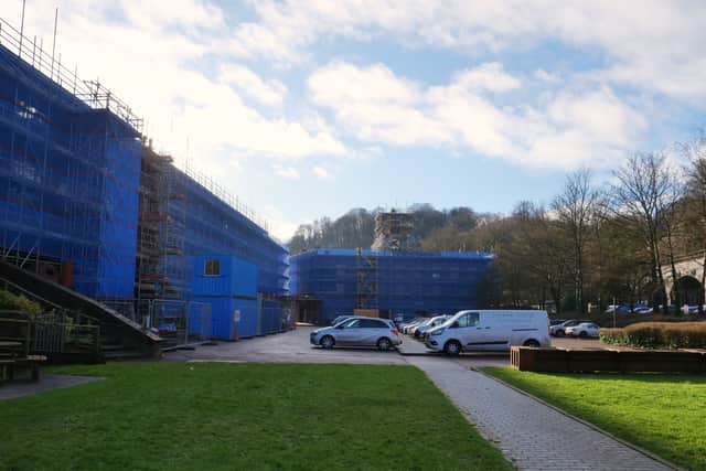 Restoration work is underway at Coalbrookdale Museum of Iron and the Long Warehouse. Picture: Ironbridge Gorge Museum Trust