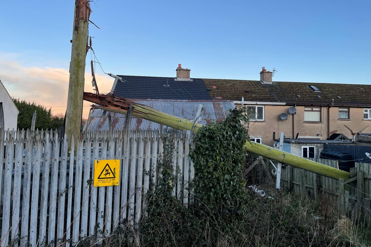 Remain Without Power Thousands remain without power in Northern Ireland following Storm Eowyn