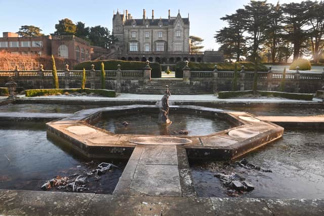 Frost at Lilleshall Hall on Friday morning