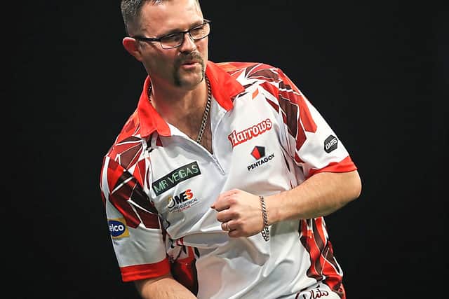 Damon Heta, who faces Rob Cross tonight Picture: Kieran Cleeves/PDC