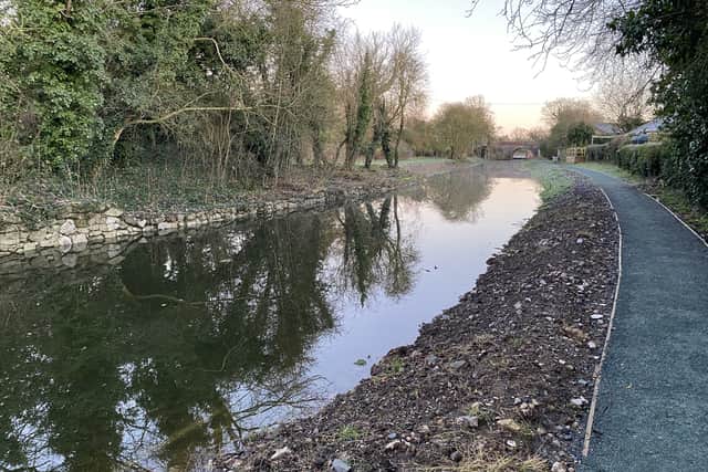 Stretch following the work looking North. Picture: Shropshire Union Canal Society