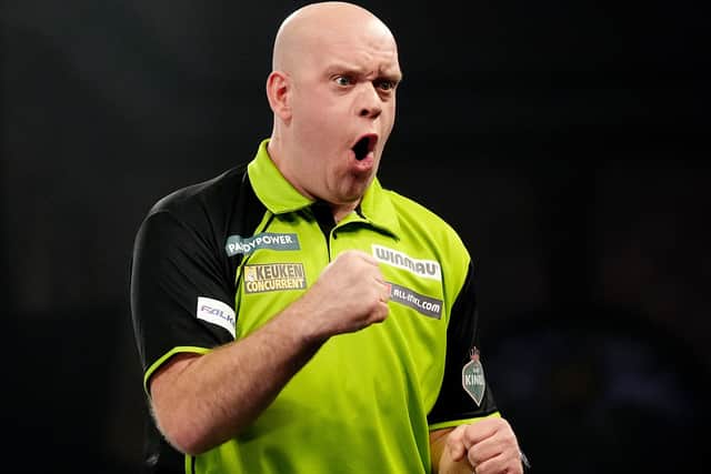 Michael van Gerwen is one win away from a fourth World Championship title (Zac Goodwin/PA)