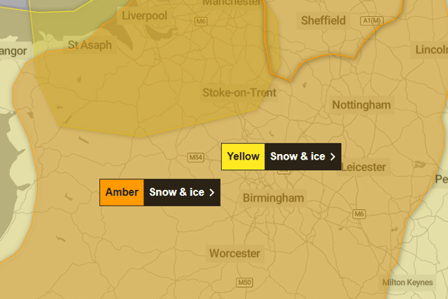 Temperatures are expected to plummet in the West Midlands and Shropshire and the UK enters a cold snap