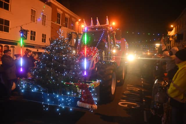The Bridgnorth Festive Charity Tractor Run
