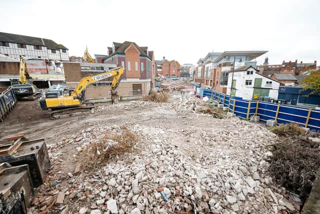 The Riverside Shopping Centre demolition