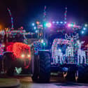 Oswestry Illuminated Tractor Run 2024. Picture: Graham Mitchel