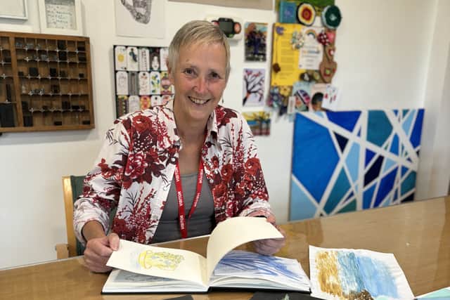 Wendy Brookfield benefited hugely from art therapy at Severn Hospice