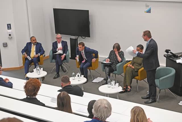 Richard Parker and Andy Street battled it out at the Express & Star's hustings in Wolverhampton

