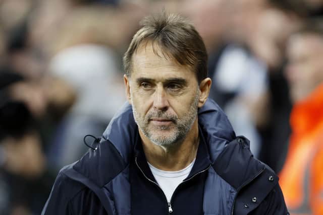 Julen Lopetegui felt West Ham deserved victory (Richard Sellers/PA)