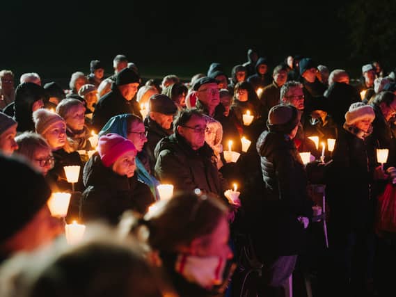 The Severn Hospice Lights of Love service allows families to remember and celebrate their loved ones.