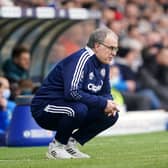 Carlos Corberan was assistant to Marcelo Bielsa at Leeds and the Whites became rivals with Frank Lampard's Derby. Pic: PA
            

