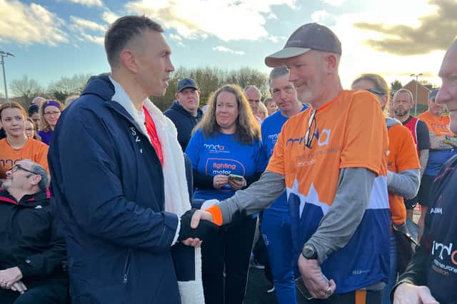 Shropshire runners join rugby league legend on his phenomenal ...