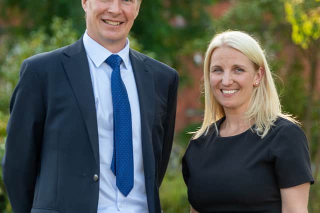 Executive head at the Trust, Toby Spence and Head at Old Hall School, Anna Karacan