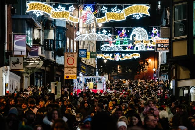 Shrewsbury Christmas Lights switch on in 2021