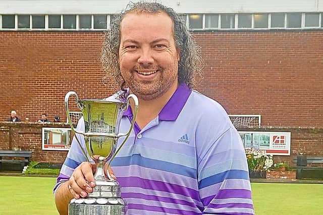 Shropshire bowls star equals record