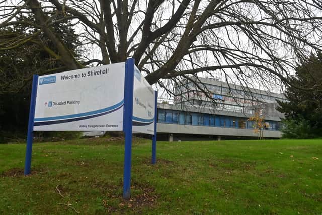 Shirehall closed to staff for the final time today.