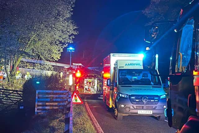 The scene of the crash. Photo: Peter Lewis