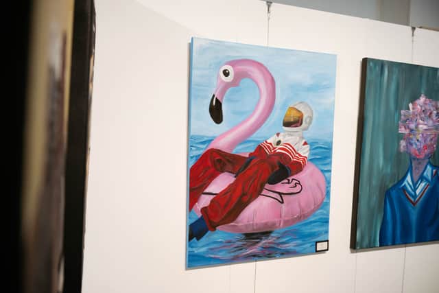 Shrewsbury High School Art Exhibition at the Footprint Gallery in Ironbridge