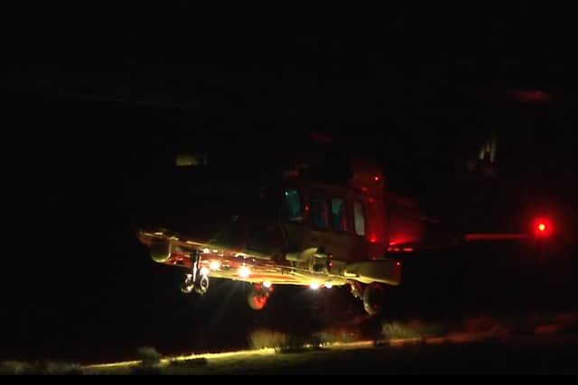 Emergency services at the scene on Monday night. Picture: Derrick Pugh – PVPTV News