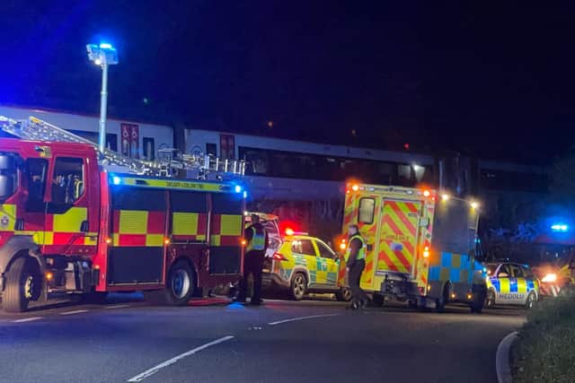 The scene of the crash. Photo: Peter Lewis