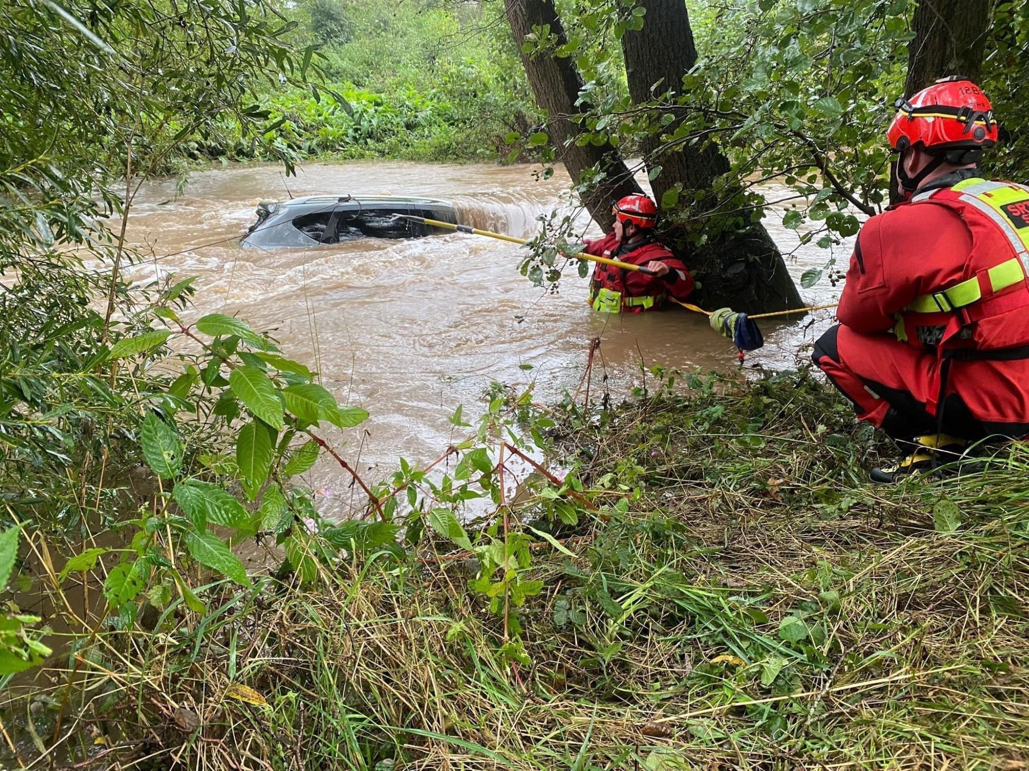 'Don't drive through floods': Alerts in place in Shropshire as rain ...