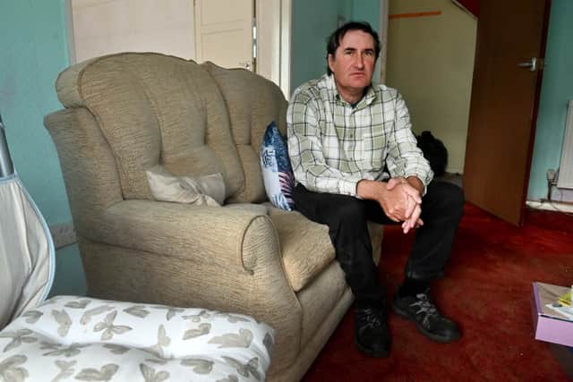 Neville Pass, in the home he shared with his mother for 53 years