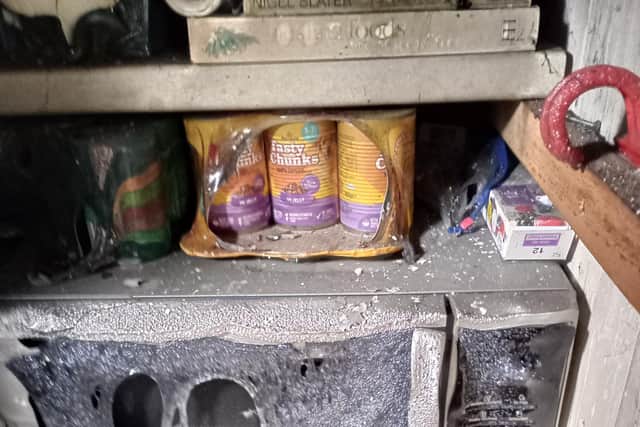 Shropshire Fire and Rescue Centre has shared pictures of the aftermath of the blaze.