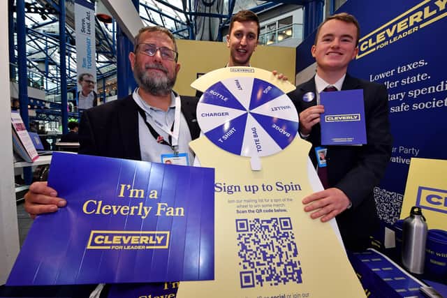 The James Cleverly tombola