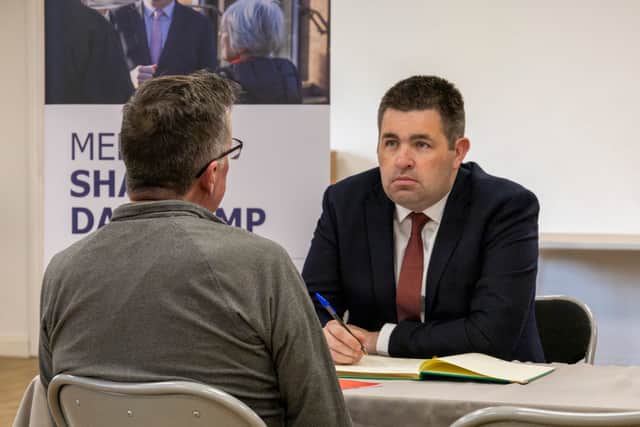 Shaun Davies MP held his first surgery event on Friday