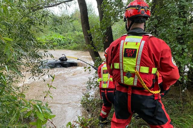The scene in Condover. Photo: Shropshire Fire and Rescue Service