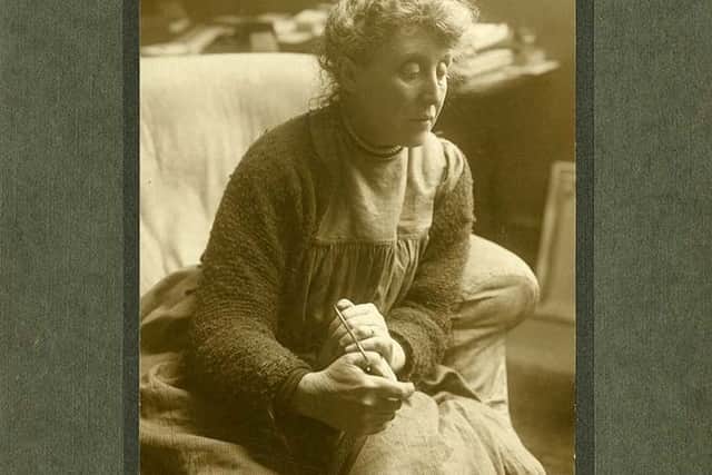 A photograph of Evelyn De Morgan (circa 1890), courtesy of Trustees of the De Morgan Foundation