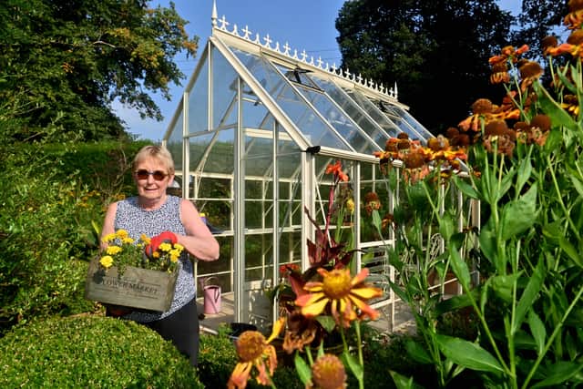 Sue and Eric Harrison are getting ready to open there garden